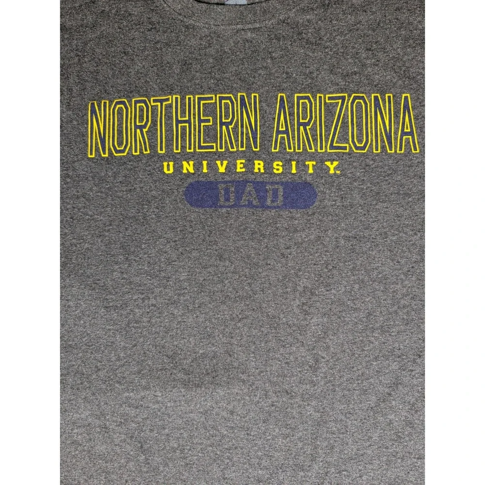 Champion Northern Arizona University‎ NAU Dad Graphic T-Shirt Mens Charcoal Grey - Picture 3 of 7